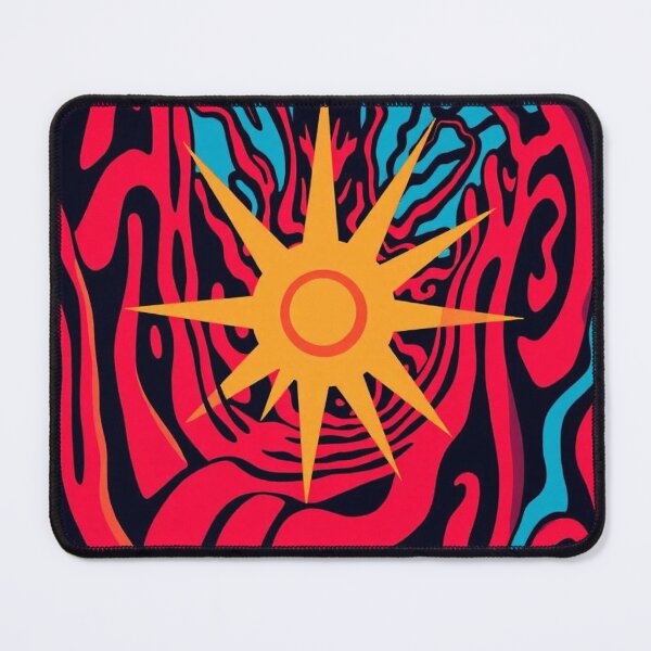 Item preview, Modern Colorful Starburst Abstract Art designed and sold by Esterlane.