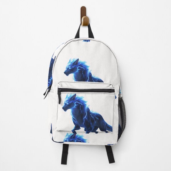 Item preview, "Electric Alpha: Lightning Wolf Spirit" designed and sold by The-Daily-Drape.