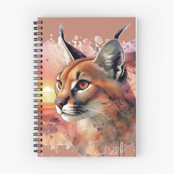 Item preview, African Caracal Cat in Savanna designed and sold by WildCatFamily.