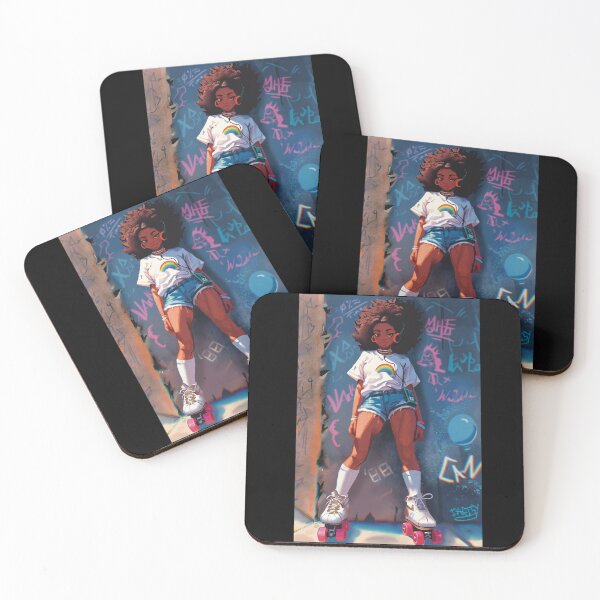 Item preview, Roller Girl - Painting designed and sold by dartsyart.