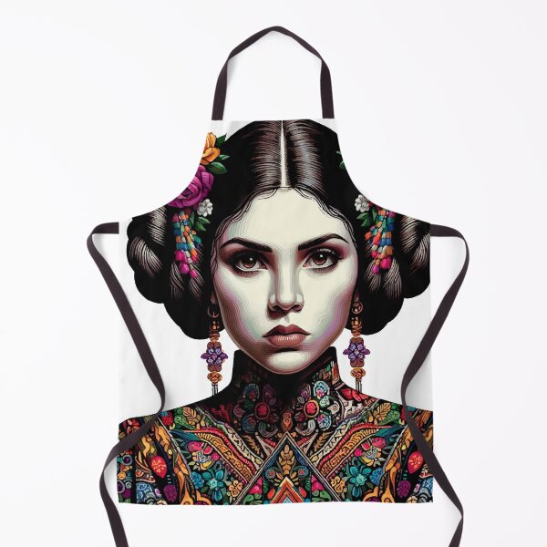 Item preview, Princess Leia Folk Nouveau – Artistic and Floral Collection designed and sold by  Ojo de Lilith.