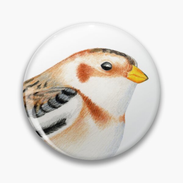 Item preview, Snow Bunting designed and sold by Holly Grogan Art.