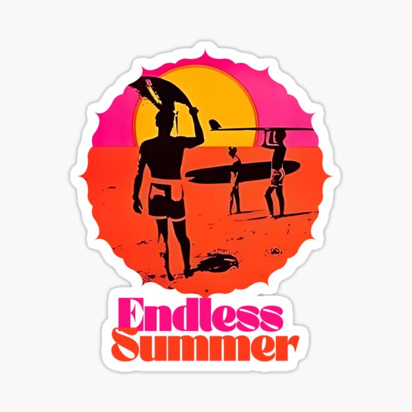 Aperçu de l'œuvre Hommage à Endless Summer | Inspiré d'une affiche de surf rétro créée et vendue par C-Collectible.