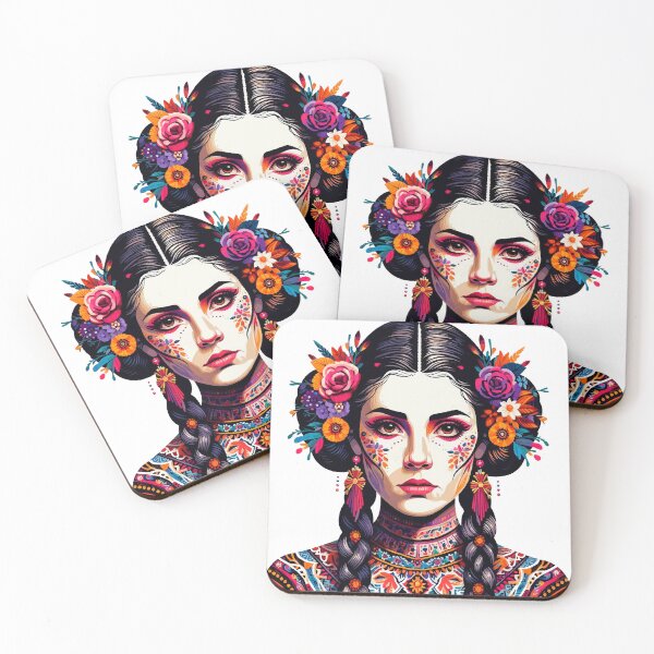 Item preview, Leia Renacida – Inspiración Mexicana y Art Nouveau designed and sold by Ojo de Lilith.