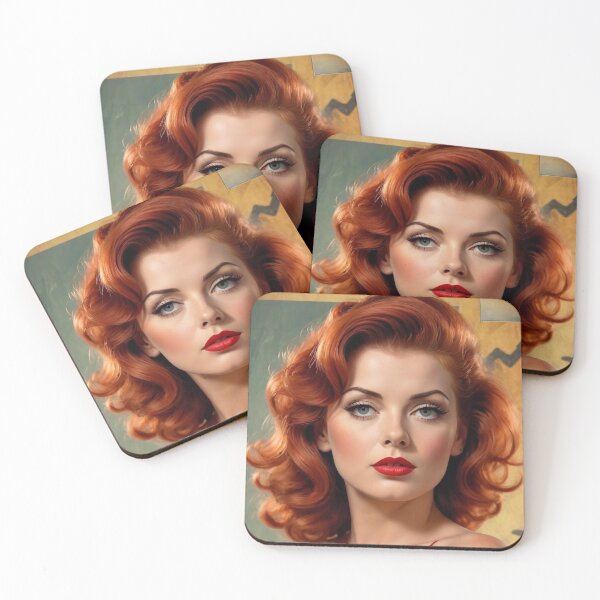 Item preview, 1940s Red Head Pin Up designed and sold by MissSaylor.