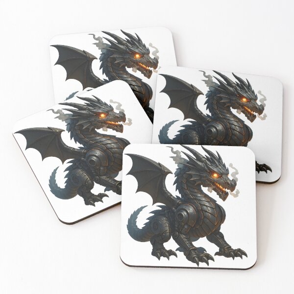 Item preview, Steampunk Mechanical Dragon – Fierce 3D Fantasy Creature designed and sold by WolfPixelRo.
