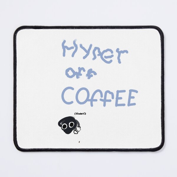 Item preview, Hyper off coffee funny picture designed and sold by ArtByKids-4All.