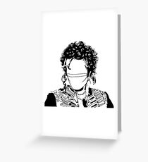 Adam Ant Greeting Card