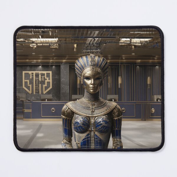 Item preview, Lifelike AI assistant with temple indicators designed and sold by Made-by-Gus.