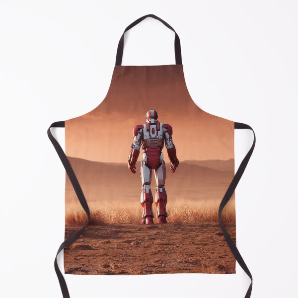 Item preview, Humanoid help center agent with chest interface in Montana Desert designed and sold by Made-by-Gus.