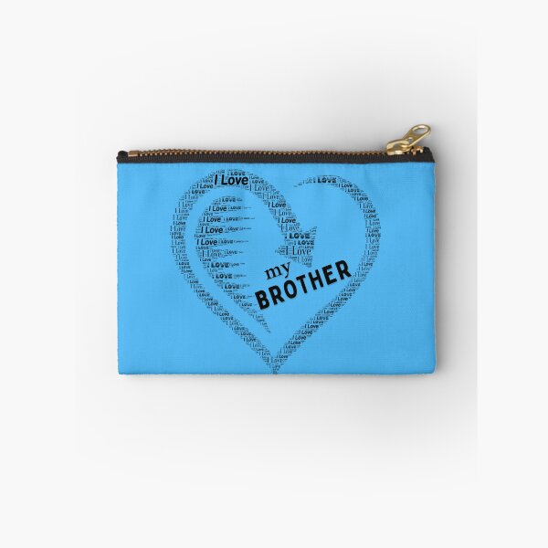 Artikelvorschau, Herz der Liebe – Ich liebe meinen Bruder Wortkunst entworfen und verkauft von Design_Your_Day.