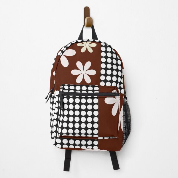 Item preview, Retro Flower Power Pattern – Vintage Polka Dot Checkerboard Design designed and sold by thoratsdesign.