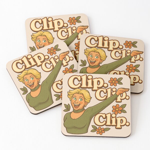 Item preview, Clip. Clip. Clip. – Dorinda Medley RHONY Quote designed and sold by GirlyPopped.