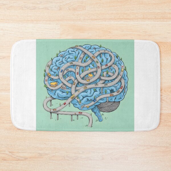 Item preview, Brain Highway – Conceptual Illustration of Complex Thinking and Decision Making designed and sold by supakor.