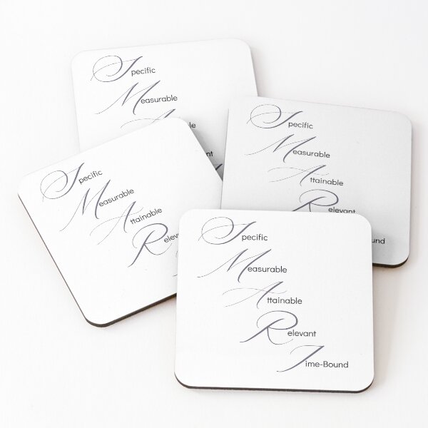 Item preview, Smart Goals Design - White designed and sold by Snowroseblossom.