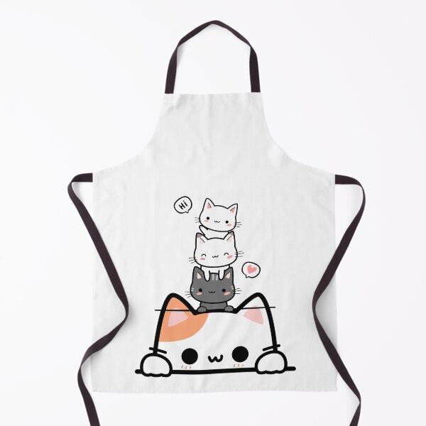 Item preview, Kawaii Cat Stack – Cute Cartoon Kitty T-Shirt Design designed and sold by MOTAS Graphics .