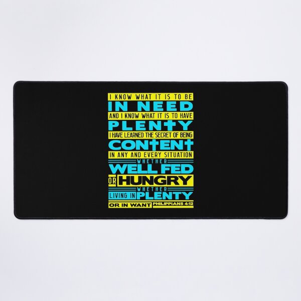 Item preview, Philippians 4:12 I Have Learned The Secret Of Being Content designed and sold by plushism.