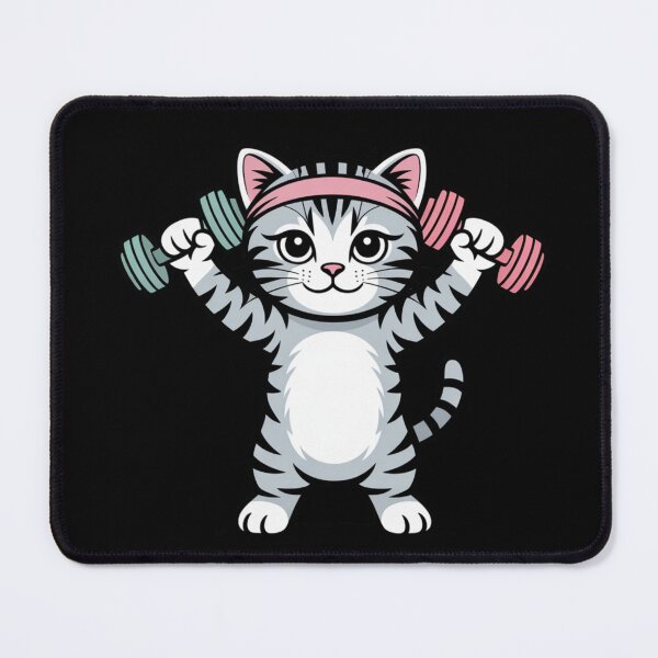 Item preview, Workout Kitty designed and sold by Crazy Before Cats.