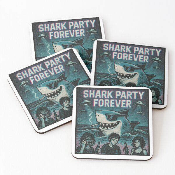 Item preview, Shark Party Forever — Indie Sleaze Beach Grunge designed and sold by FilMate.