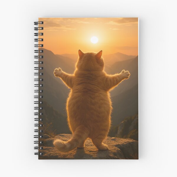 Item preview, Kreadul: Orange Cat Sunrise designed and sold by Kreadul.