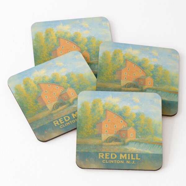 Item preview, The Red Mill, Clinton NJ – Historic Landmark Art Print designed and sold by thaneydesign.