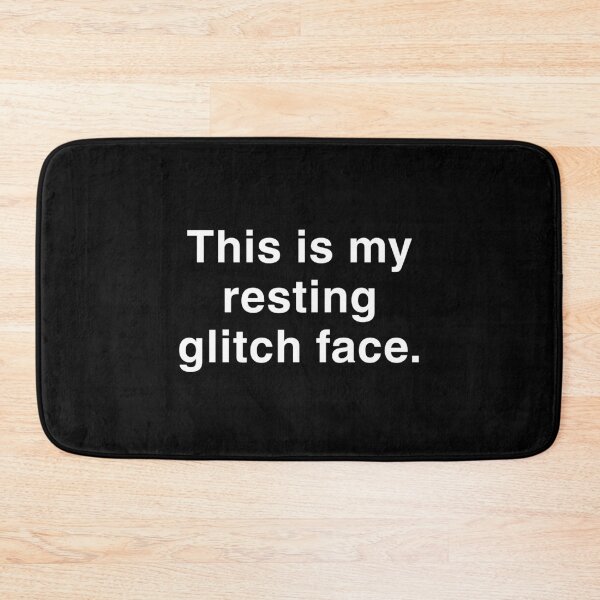 Item preview, Resting Glitch Face – Funny Digital Mood Shirt designed and sold by Thanat Pattern Studio.