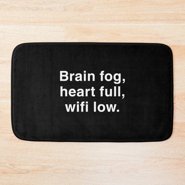 Item preview, Brain Fog, Heart Full, Wifi Low – Glitchy Mood Shirt designed and sold by Thanat Pattern Studio.