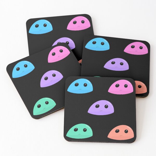Item preview, Colorful slimes designed and sold by Leapingdoe.