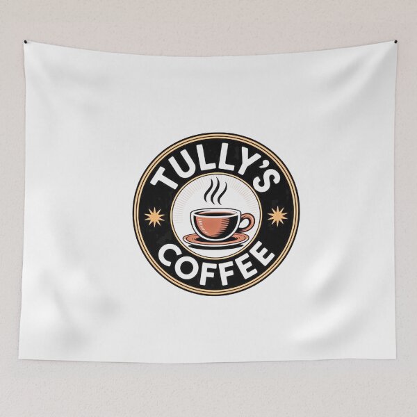 Item preview, Tully’s Coffee Retro Badge – Classic Vintage Coffee Shop Logo designed and sold by MOTAS FASHION .