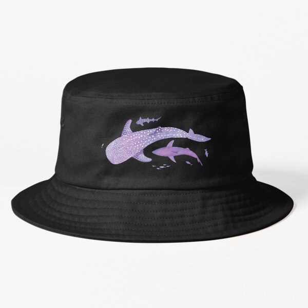 Aperçu de l'œuvre Aquarelle monochrome violette représentant un requin de l'océan sur un violet très foncé créée et vendue par adenaJ.