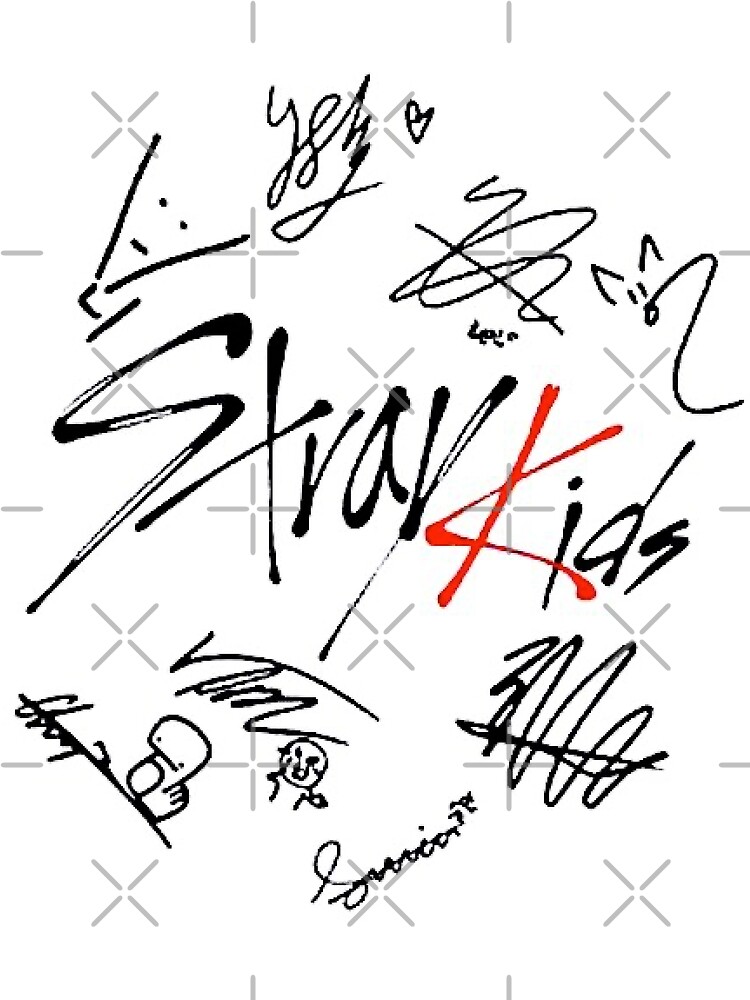 Stray Kids DominATE tour signatures autographs comeback poster