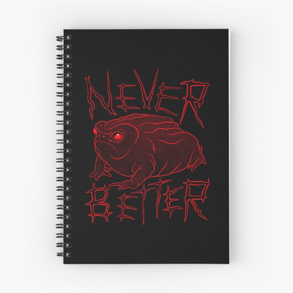 Item preview, Screaming frog doodle never better custom red designed and sold by ariverrr.