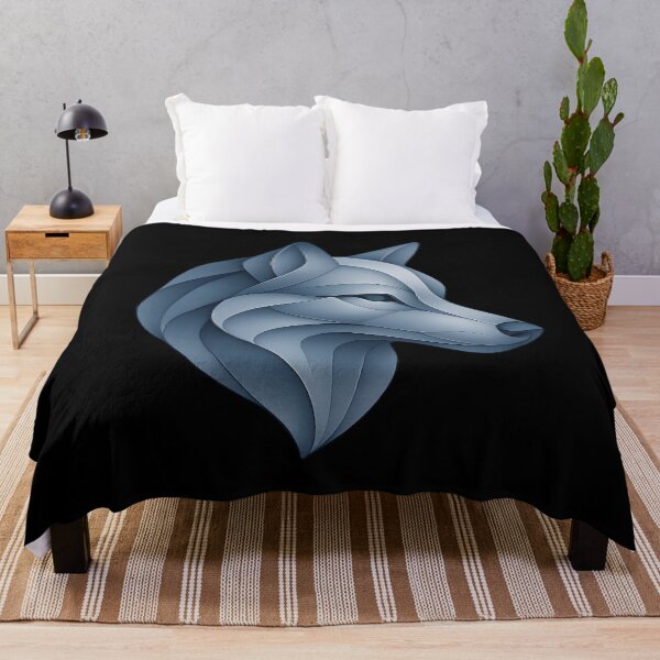 Item preview, Geometric Wolf Head Minimal Style designed and sold by MysticArtisan.