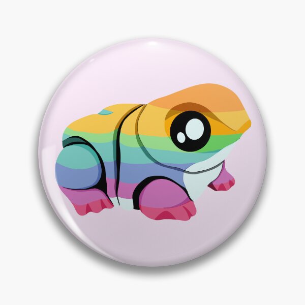Item preview, Rainbow Frog Fidget Painting designed and sold by Ember-and-Ivy.