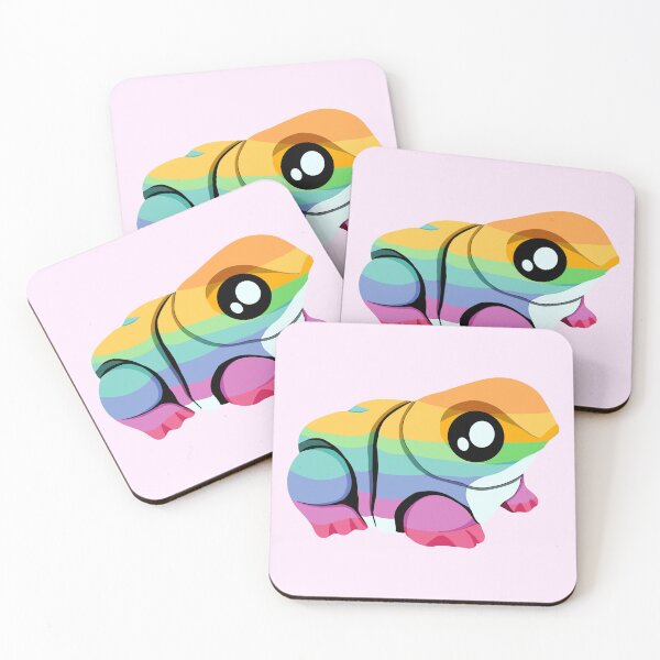 Item preview, Rainbow Frog Fidget Painting designed and sold by Ember-and-Ivy.