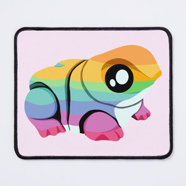 Item preview, Rainbow Frog Fidget Painting designed and sold by Ember-and-Ivy.