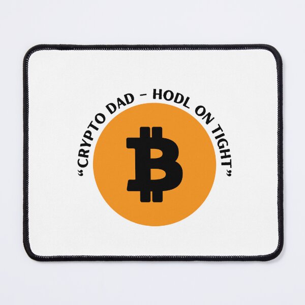 Item preview, Crypto Dad – HODL On Tight | Funny Bitcoin Investor Design for Dads designed and sold by Pamthedesigner.