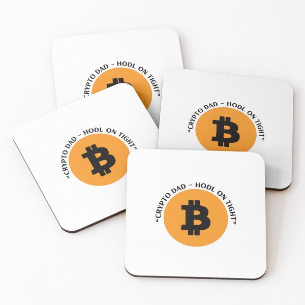 Item preview, Crypto Dad – HODL On Tight | Funny Bitcoin Investor Design for Dads designed and sold by Pamthedesigner.