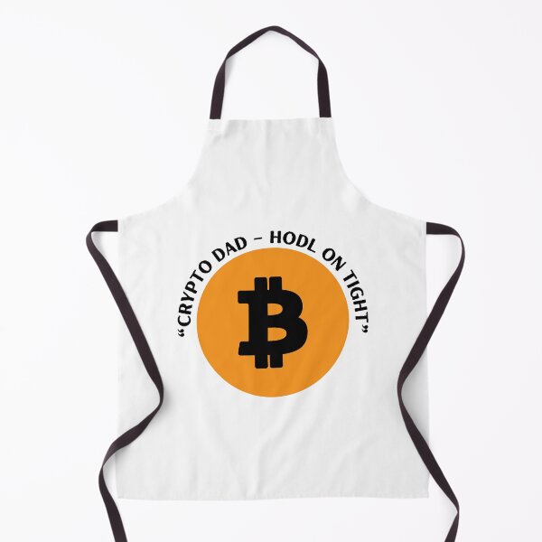 Item preview, Crypto Dad – HODL On Tight | Funny Bitcoin Investor Design for Dads designed and sold by Pamthedesigner.