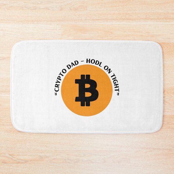 Item preview, Crypto Dad – HODL On Tight | Funny Bitcoin Investor Design for Dads designed and sold by Pamthedesigner.