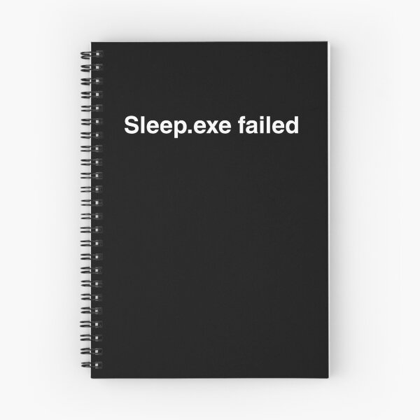Item preview, Sleep.exe Failed – Tech Humor Insomnia Shirt designed and sold by Thanat Pattern Studio.