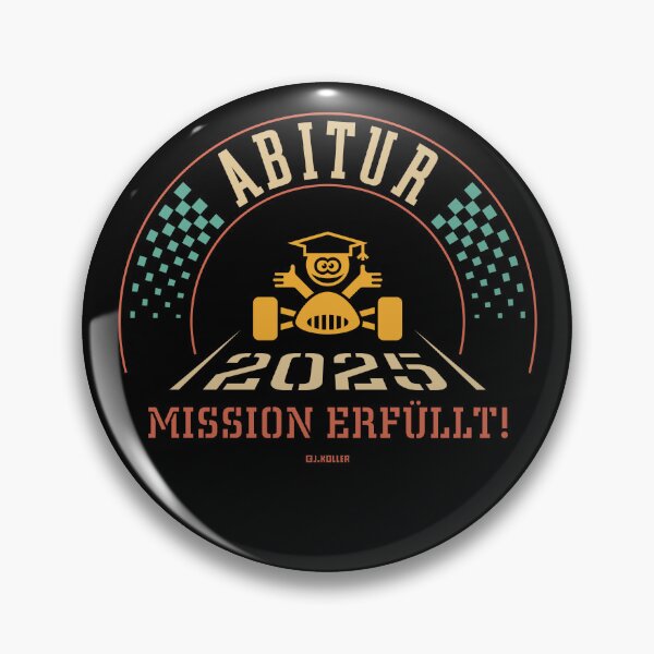 Item preview, Abitur 2025 – Mission Accomplished (Abitur graduate / Abitur / university entrance qualification / finish line / 4C) designed and sold by Roderix.