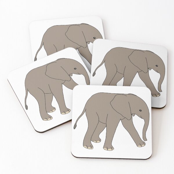 Item preview, Baby African elephant  designed and sold by Leapingdoe.