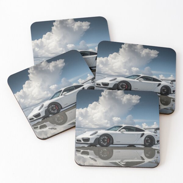 Item preview, White Porsche 911 Turbo S Reflection designed and sold by OwnByCats.