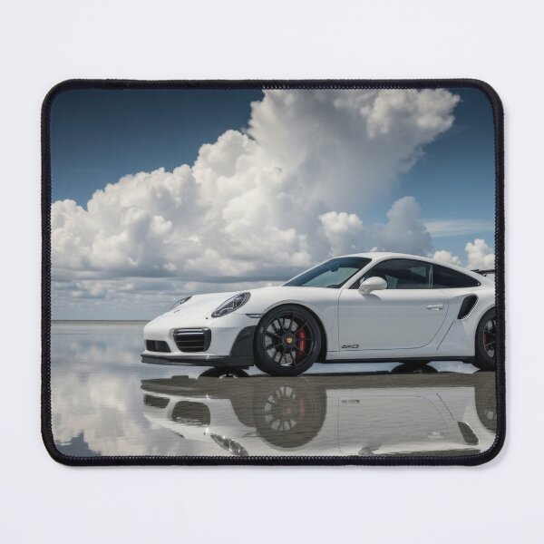 Item preview, White Porsche 911 Turbo S Reflection designed and sold by OwnByCats.