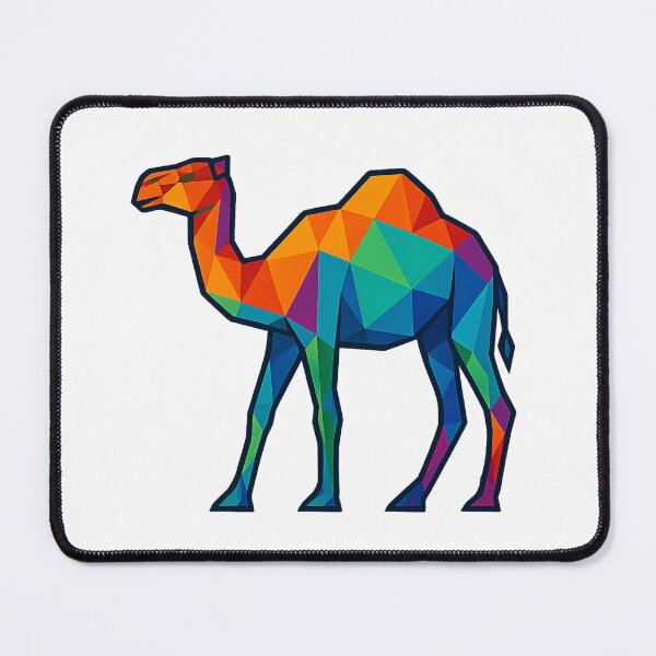 Item preview, Prismatic Dromedary Camel designed and sold by TheWonkyEaselCo.