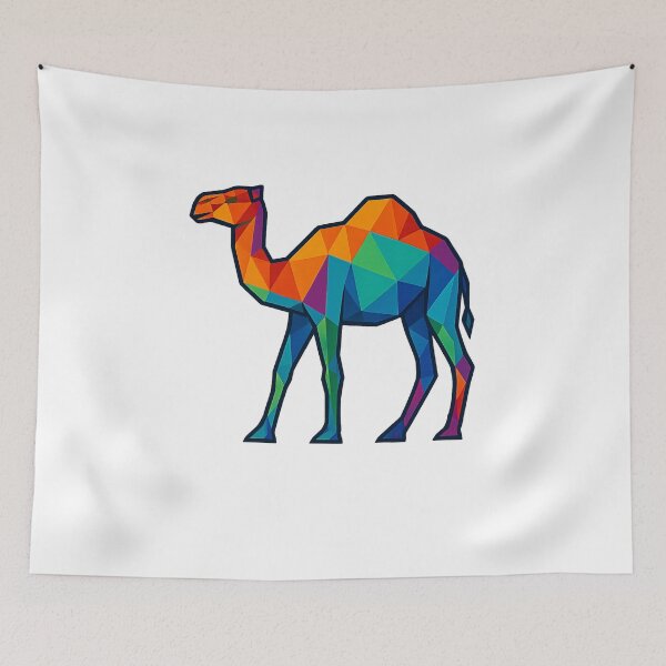 Item preview, Prismatic Dromedary Camel designed and sold by TheWonkyEaselCo.