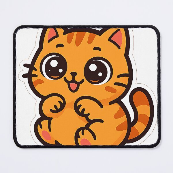 Item preview, Chubby Orange Tabby Cat designed and sold by Anime and 90s Style.
