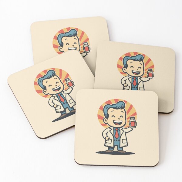 Item preview, Pharmacist holding medicine bottle designed and sold by Made-by-Gus.