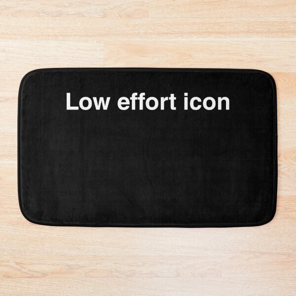 Item preview,  Low Effort Icon – Funny Minimal Text Shirt designed and sold by Thanat Pattern Studio.